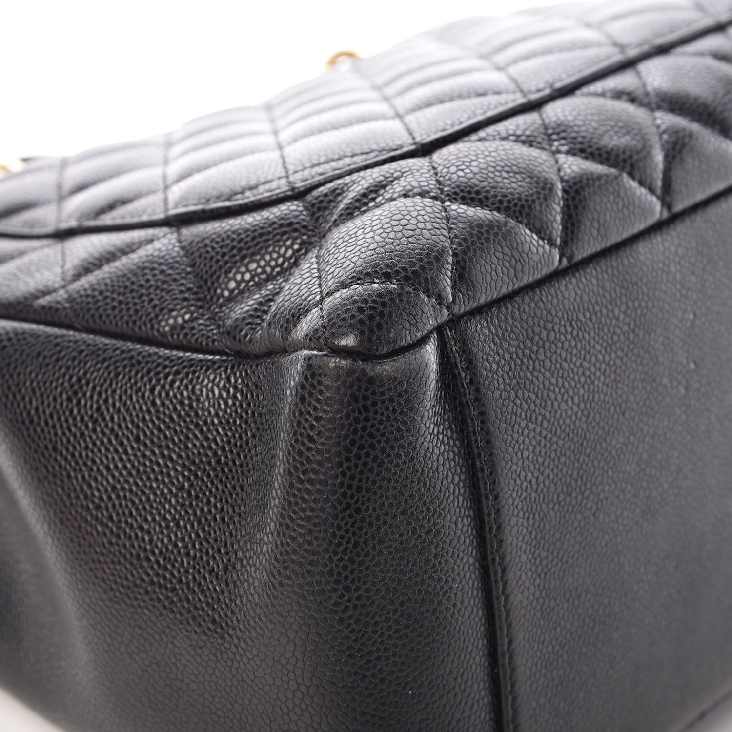 Chanel Caviar Quilted Grand Shopping Tote GST Black 13 of 14