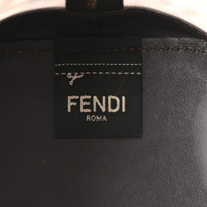 Fendi Mesh Vitello Grace F is Fendi FF 1974 Mini Mon Tresor Bucket Bag Marrone Black Ebano 6 of 10