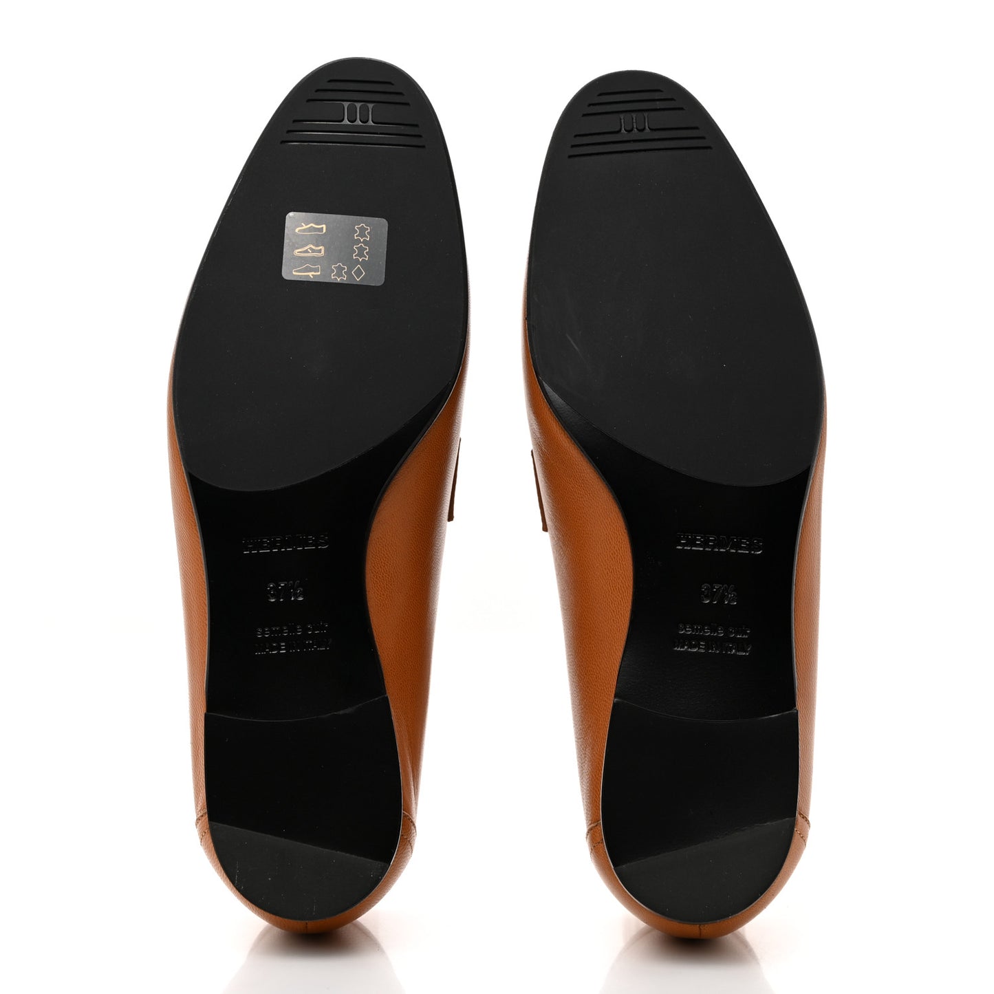 Goatskin Womens Paris Loafers 37.5 Gold