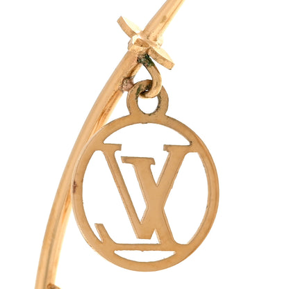 Louis Vuitton Roman Holidays Hoop Earrings Gold 5 of 5