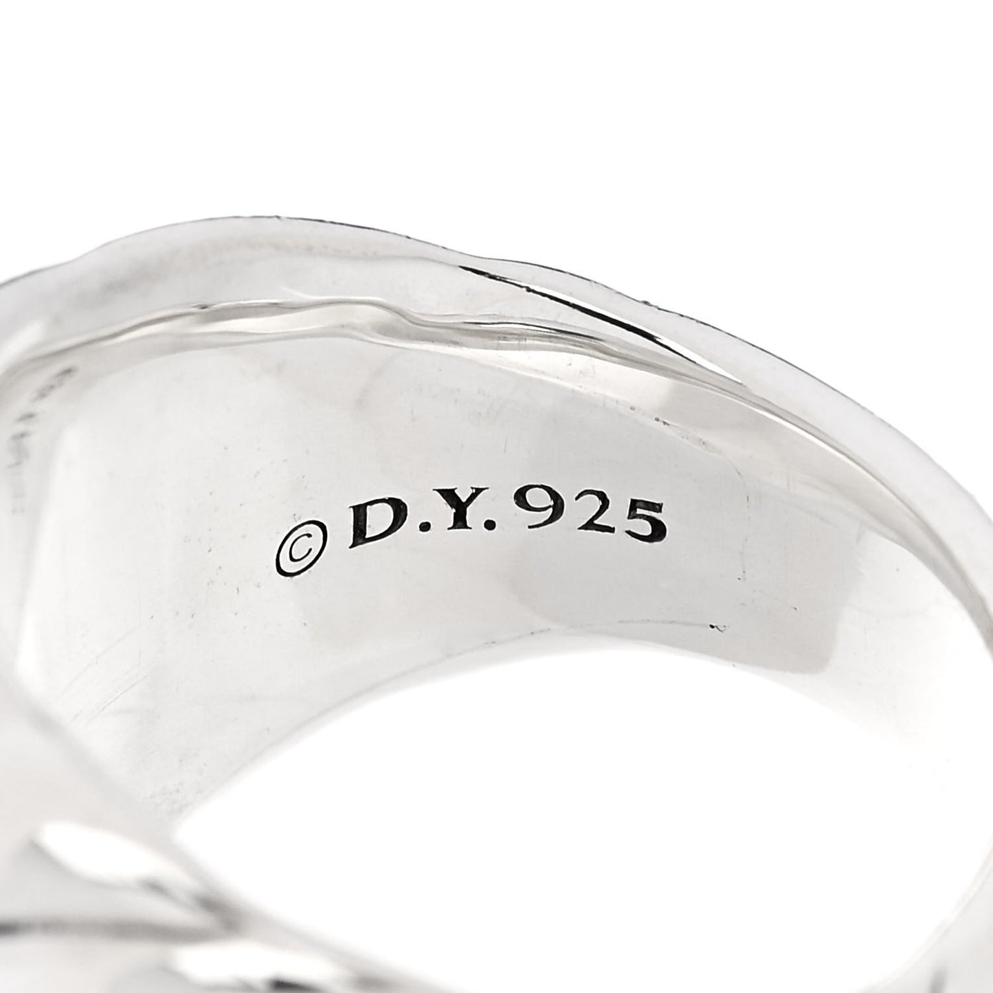 Sterling Silver Sculpted Cable Ring 57 8