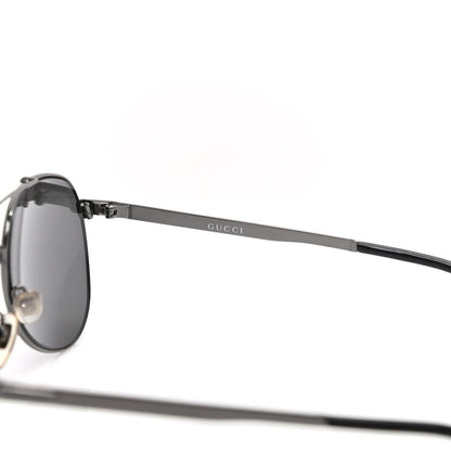 Gucci Metal Aviator Sunglasses GG 1912/S Black 5 of 7