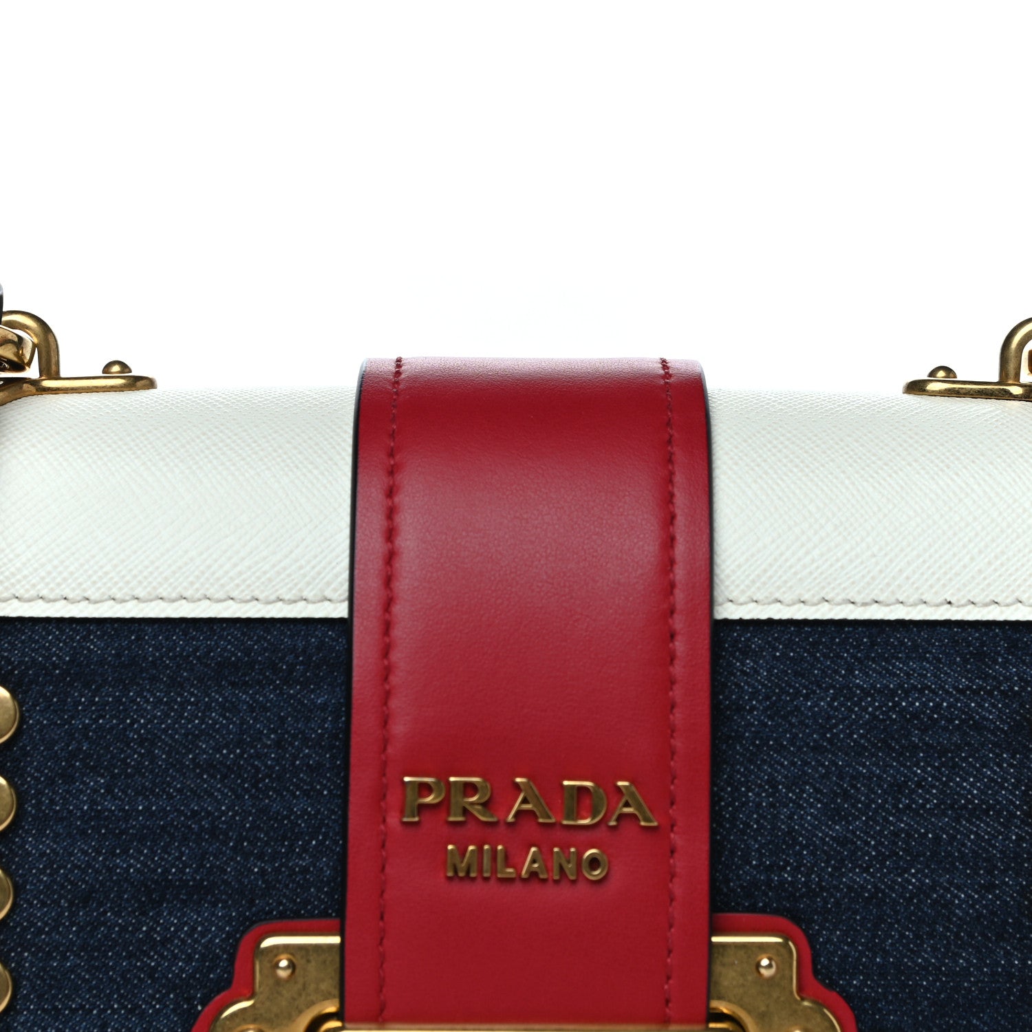 Prada City Calf Denim Cahier Bag Blue Fuoco 13 of 20
