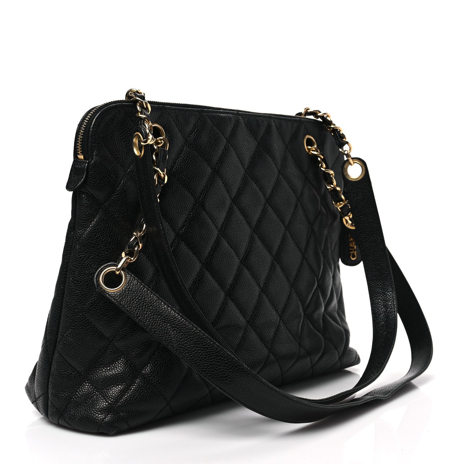 Chanel Caviar Quilted Flap Shoulder Bag Black 3 of 9