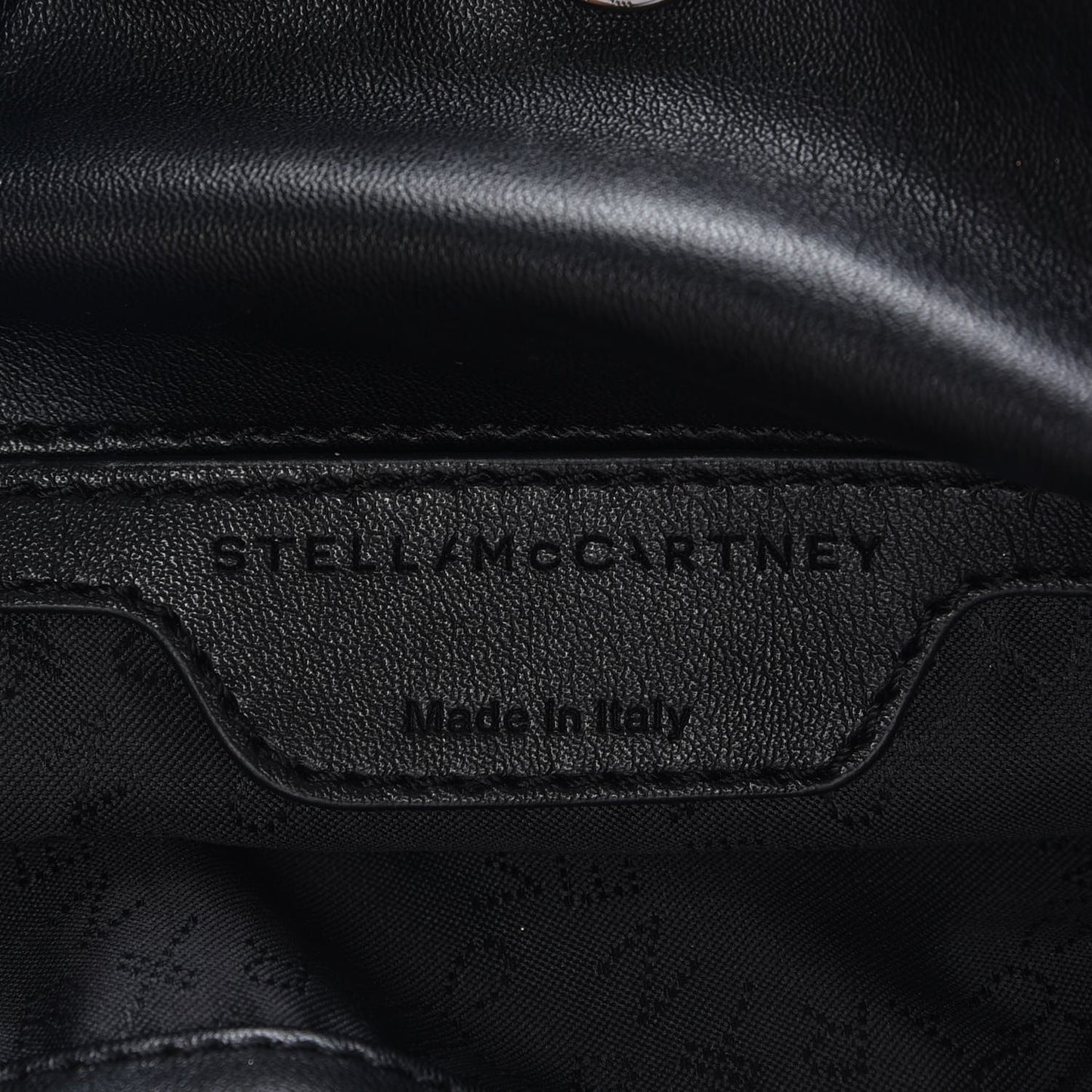 Alter Nappa Embossed Mini Star Falabella Tote Black
