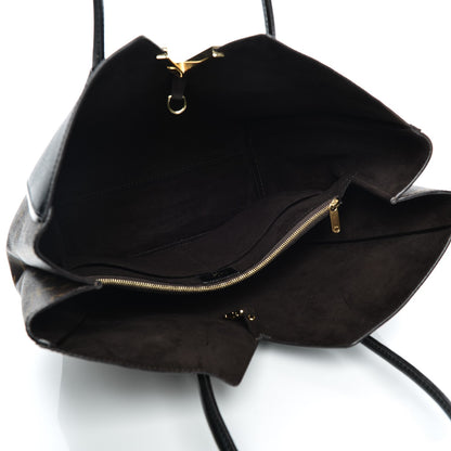 Louis Vuitton Calfskin Monogram Kimono Tote Black 5 of 7