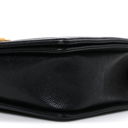 Chanel Caviar Quilted New Medium Boy Flap Black 10 of 10
