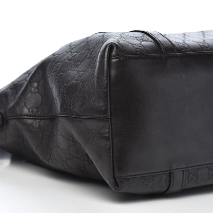 Gucci Guccissima Large GG Charm Convertible Dome Satchel Dark Brown 12 of 15