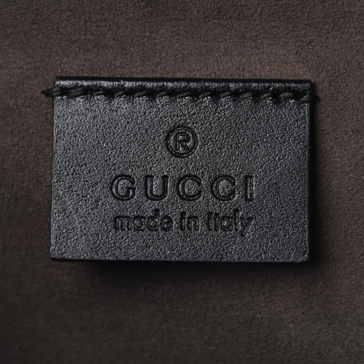 Gucci GG Supreme Monogram Belt Bag Black 6 of 7