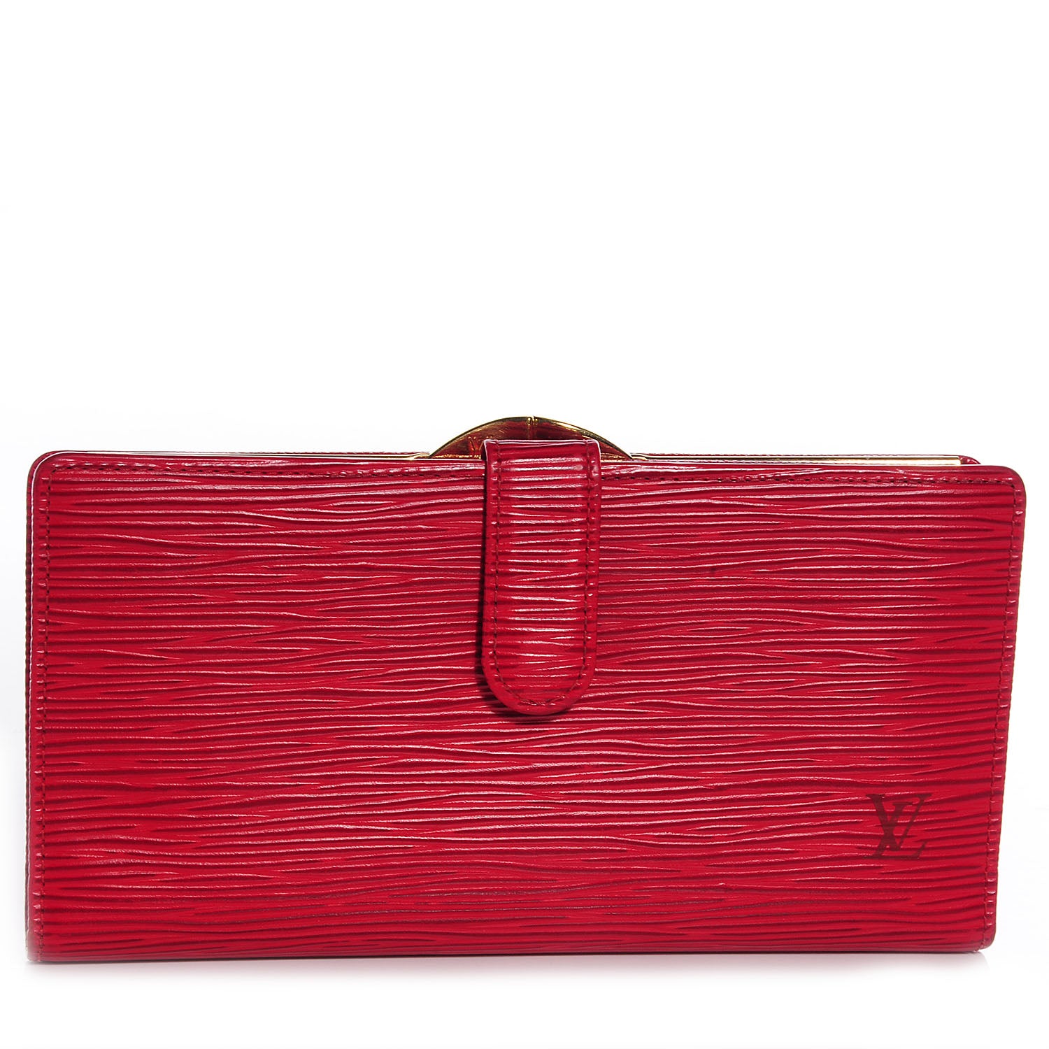 Louis Vuitton Epi Continental French Purse Wallet Rouge 1 of 7