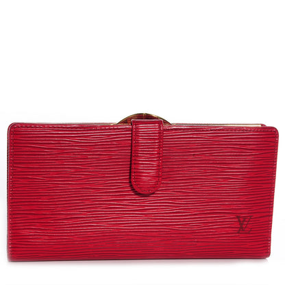 Louis Vuitton Epi Continental French Purse Wallet Rouge 1 of 7