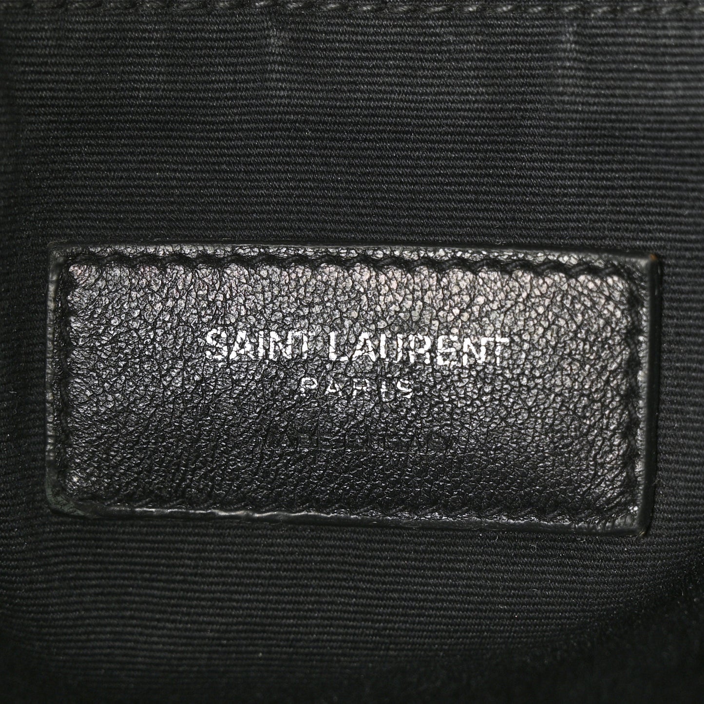 Calfskin Y Quilted Monogram Medium Loulou Backpack Black