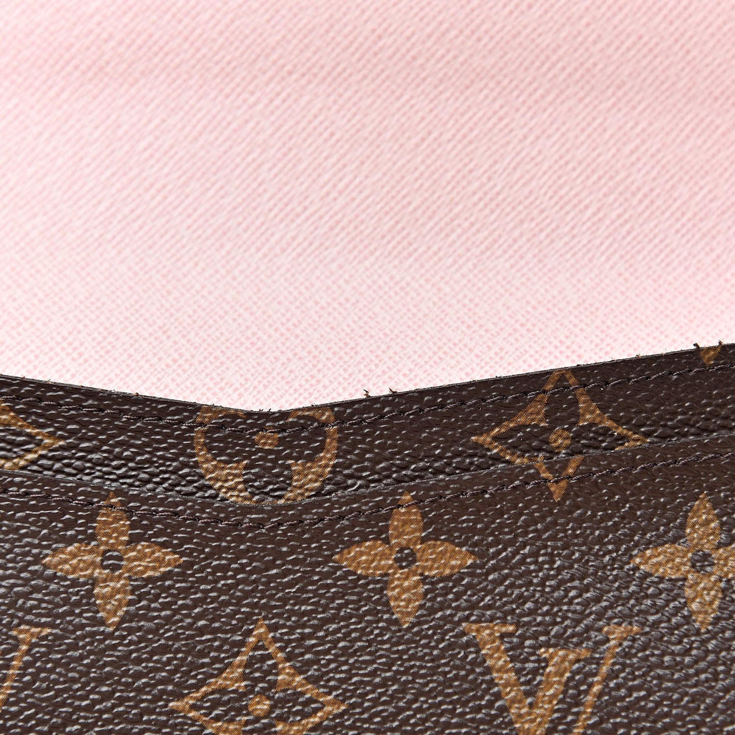 Monogram Josephine Wallet Rose Ballerine
