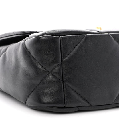 Chanel Lambskin Quilted Medium Chanel 19 Flap Black 9 of 10