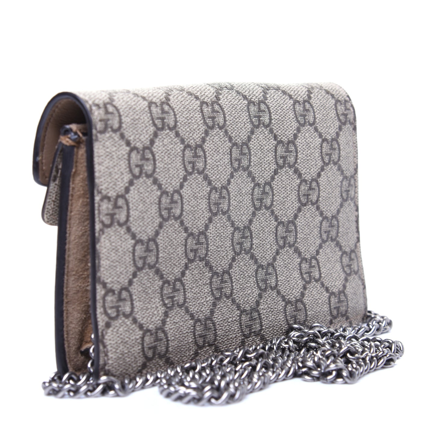 GG Supreme Monogram Super Mini Dionysus Shoulder Bag Taupe