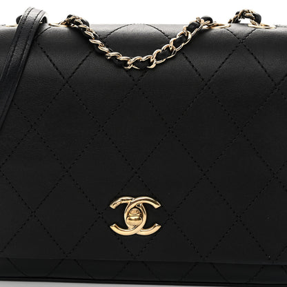 Chanel Calfskin Stitched Large Flap Black 7 of 9