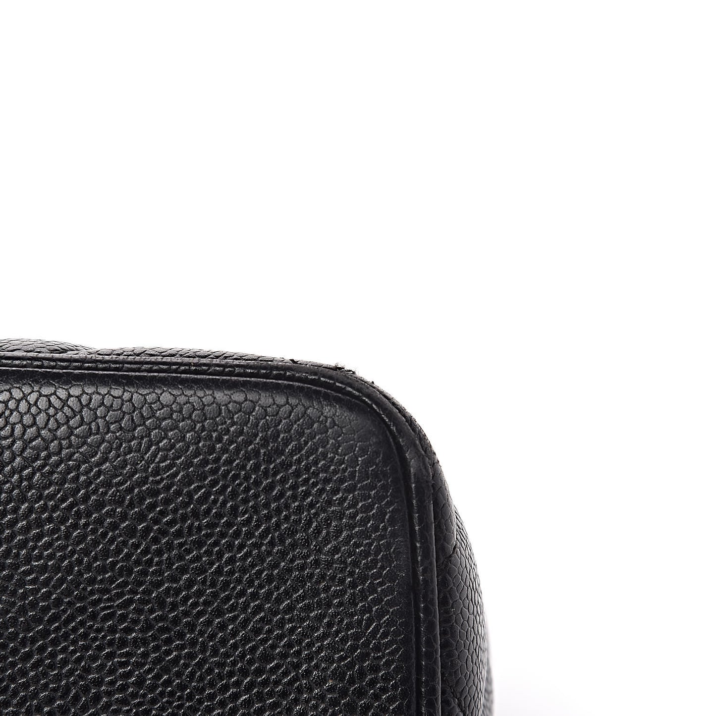 Caviar Quilted Medallion Tote Black