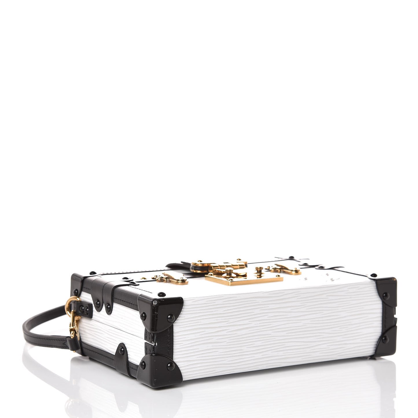 Epi Petite Malle White Black