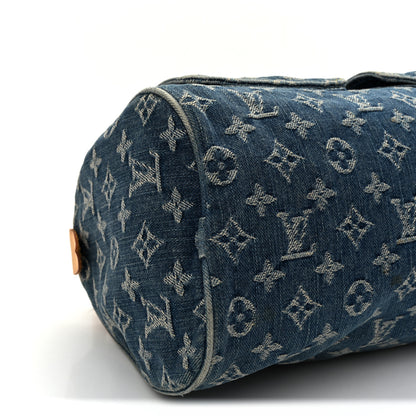 Louis Vuitton Monogram Denim Neo Speedy Blue 8 of 9