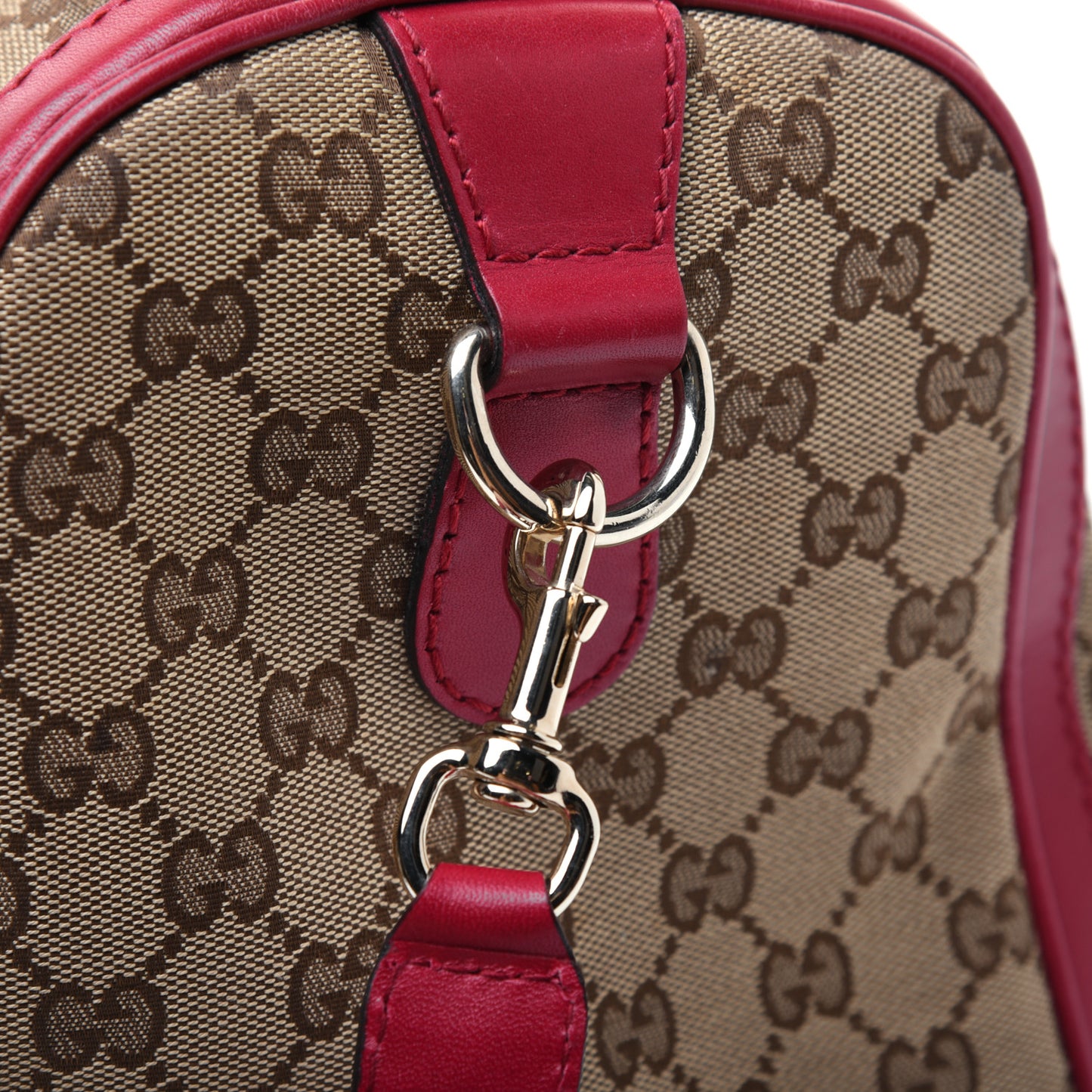 Monogram Medium Joy Boston Hibiscus Red