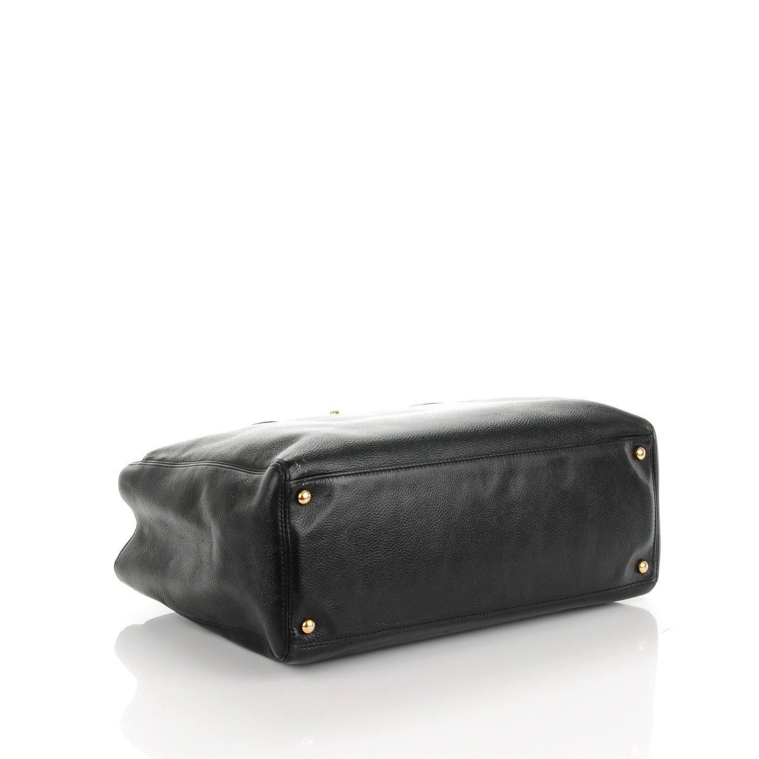 Chanel Calfskin Cerf Executive Shopper Tote Black 4 of 7