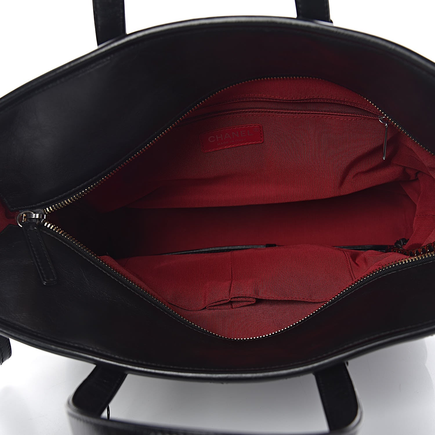 Chanel Calfskin Quilted Large Gabrielle Shopping Tote Black 5 of 13