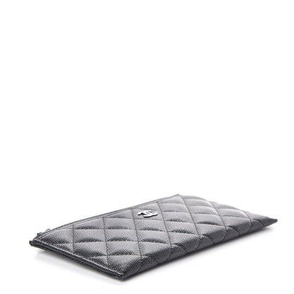 Chanel Caviar Quilted Classic Zip Pouch Black 4 of 8