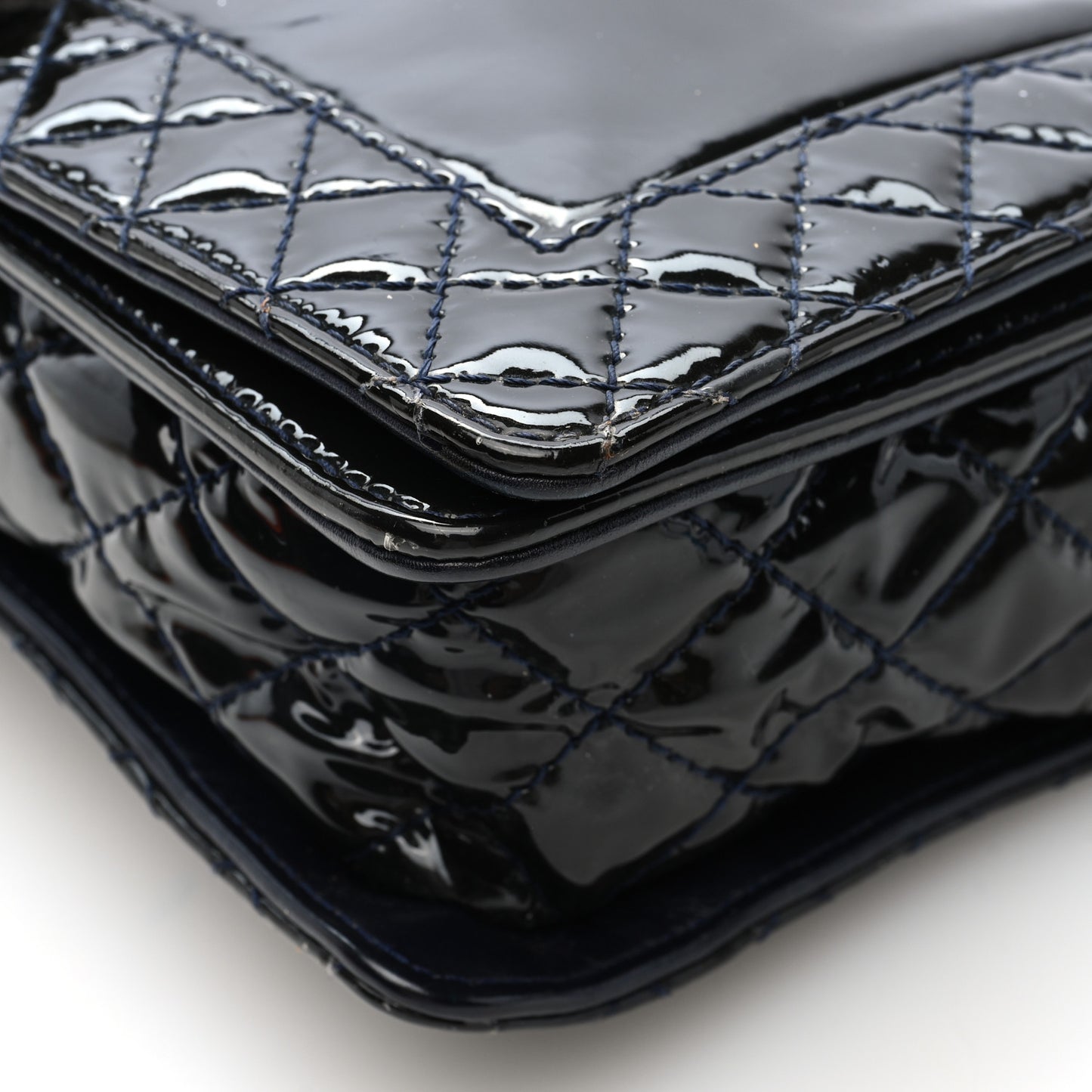 Patent New Medium Boy Reverso Flap Black