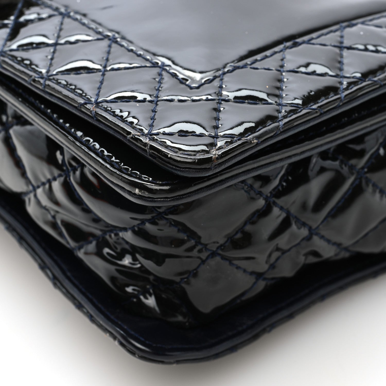 Chanel Patent New Medium Boy Reverso Flap Black 10 of 10