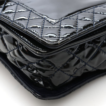 Chanel Patent New Medium Boy Reverso Flap Black 10 of 10