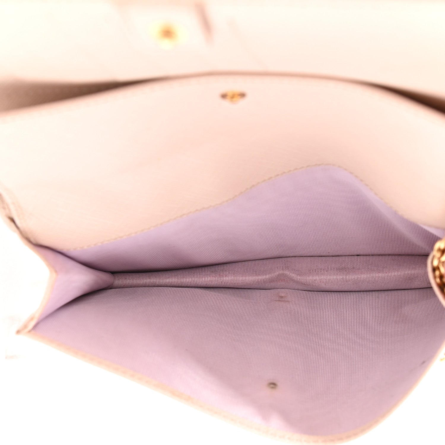 Salvatore Ferragamo Calfskin Miss Vara Wallet On Chain Pink 5 of 10