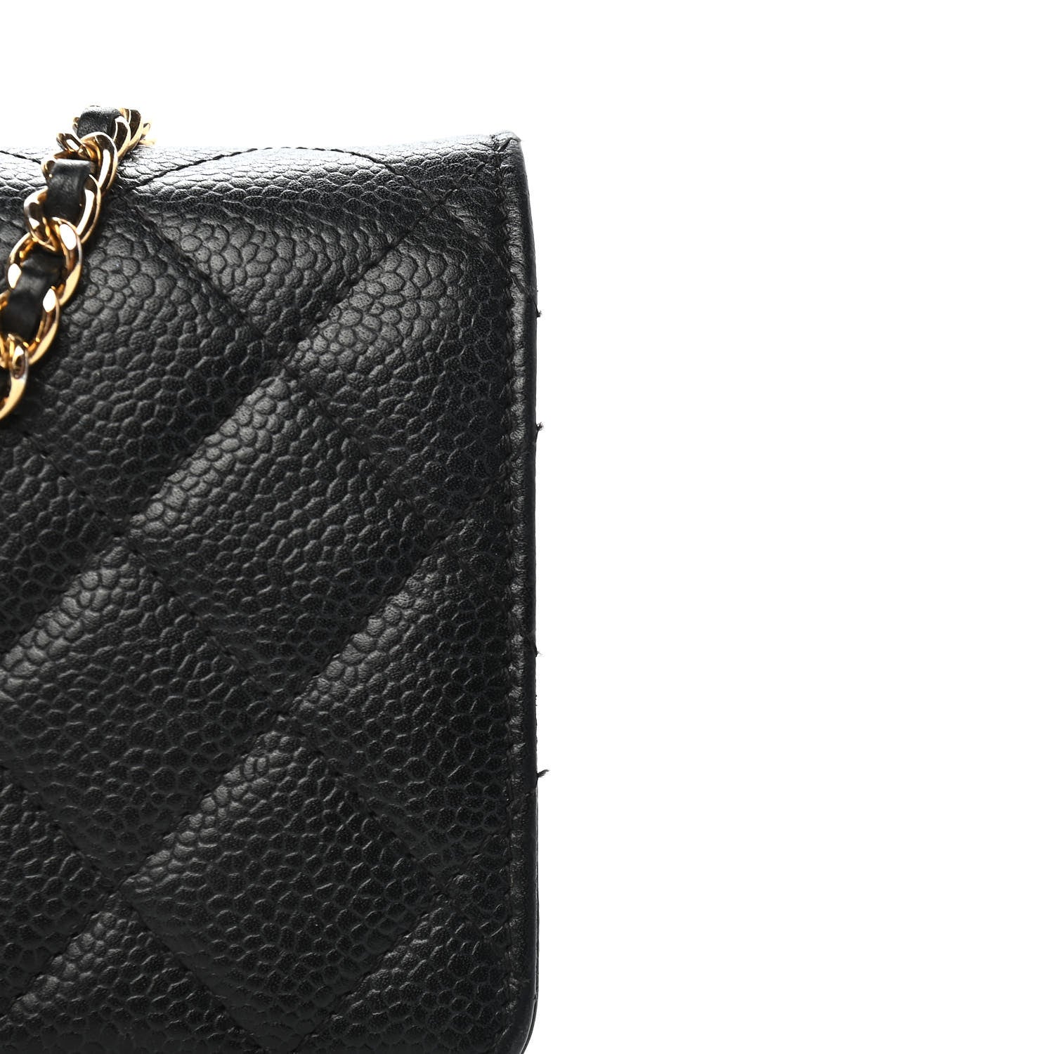 Chanel Caviar Quilted Wallet On Chain WOC Black 11 of 11