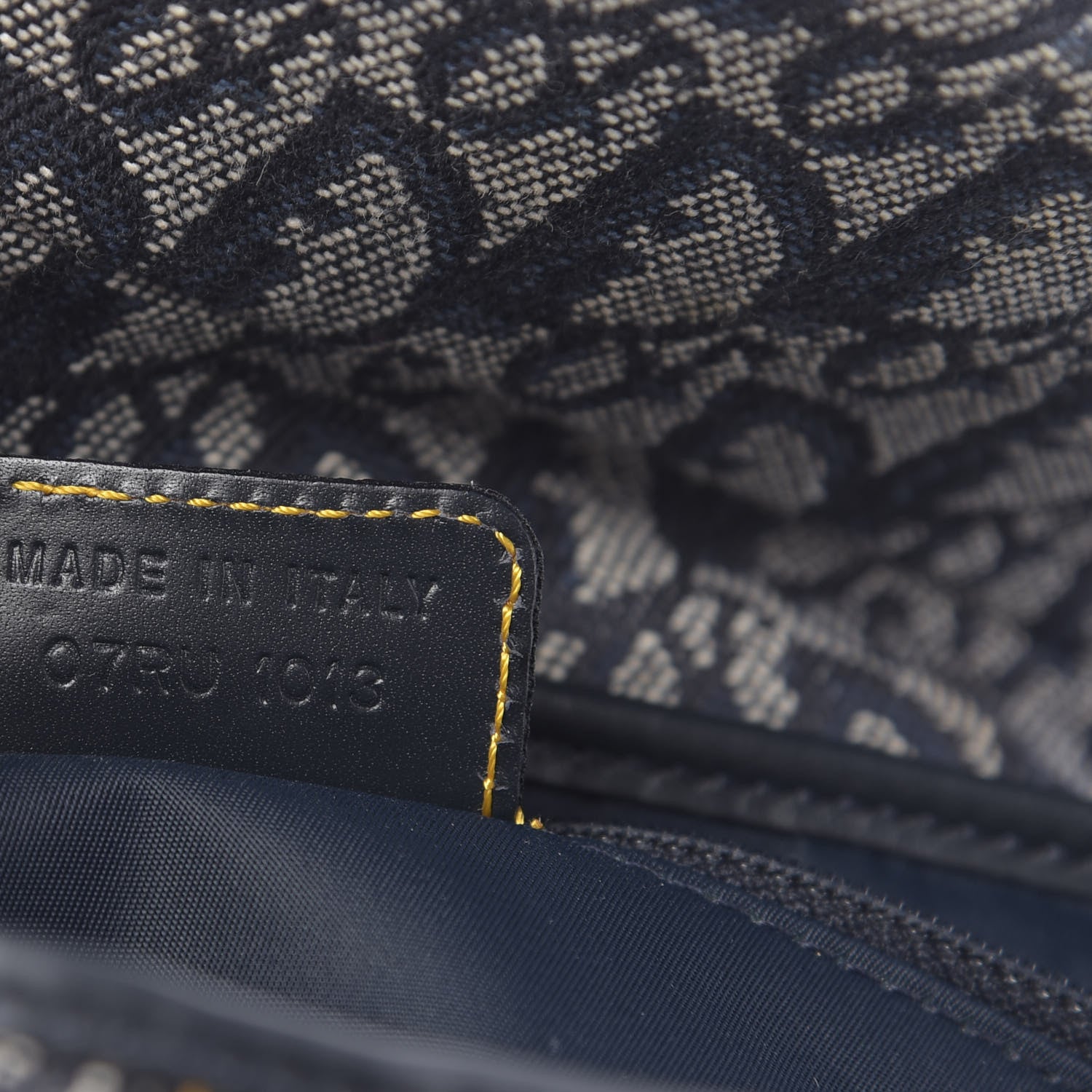 Christian Dior Monogram Saddle Bag Blue 7 of 11