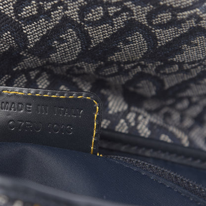 Christian Dior Monogram Saddle Bag Blue 7 of 11