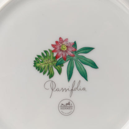 Hermes Porcelain Passifolia Dessert Plate N°1 Set of 2 6 of 8