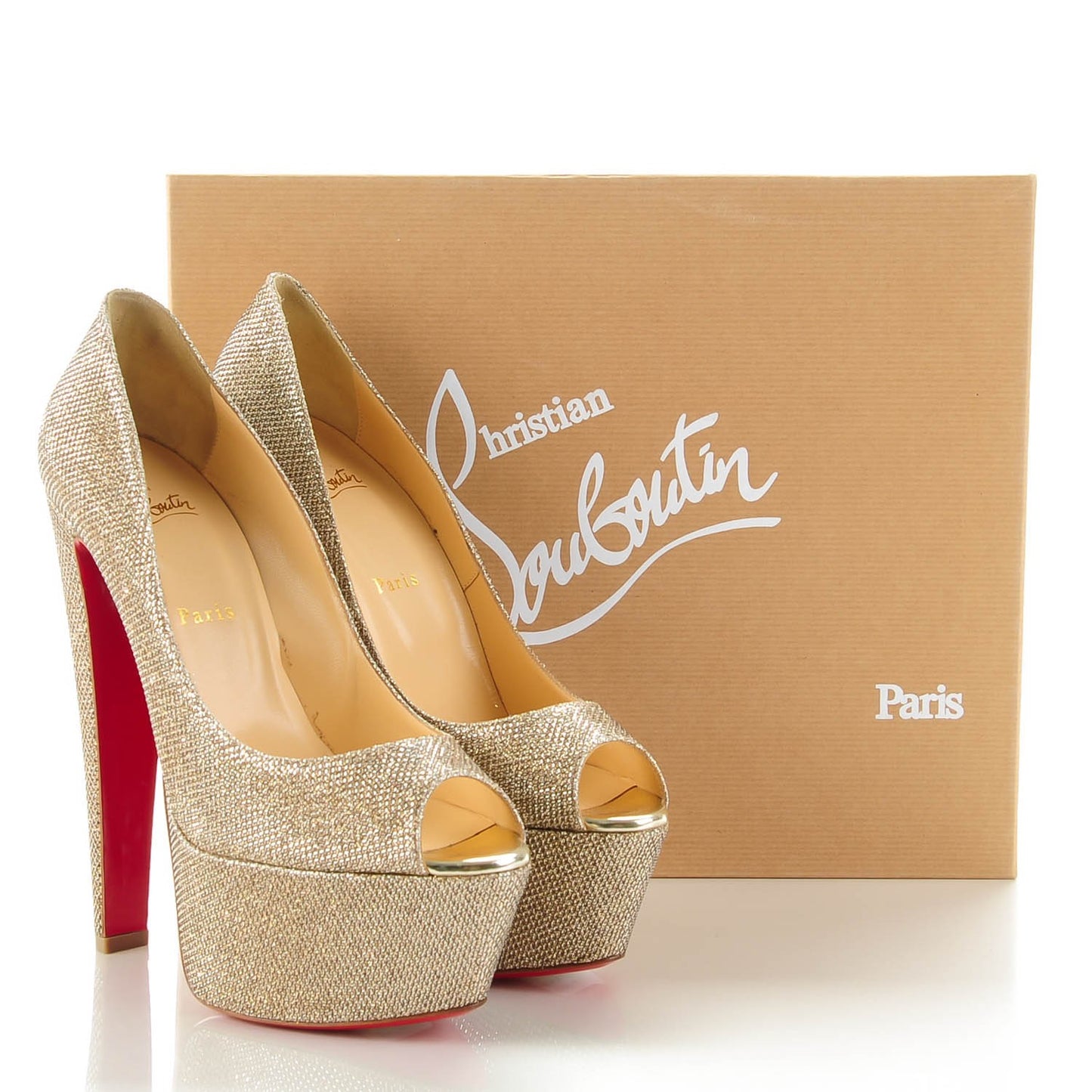 Glitter Fabric Altareva 160 Pumps 40 Gold