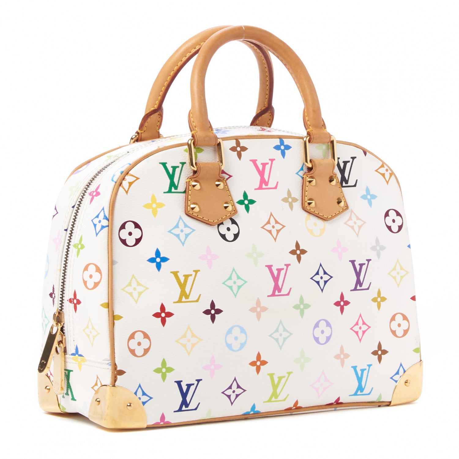 Louis Vuitton Monogram Multicolor Trouville White 3 of 8