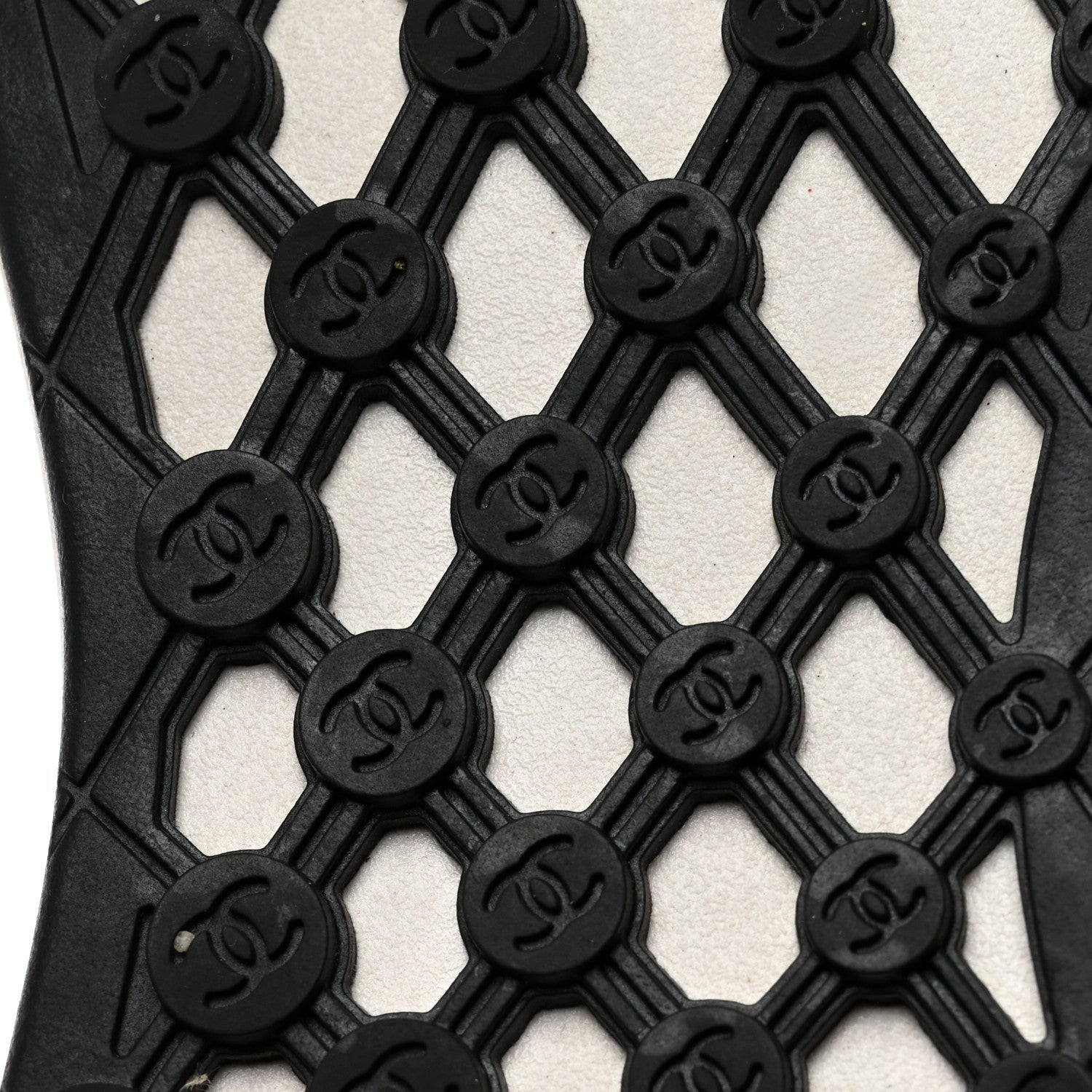 Chanel Fabric Logo Sneakers 38 Black 8 of 8