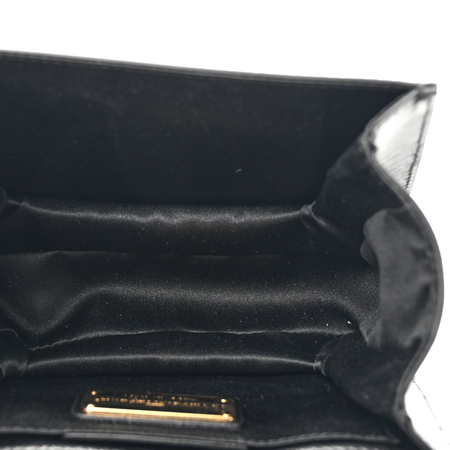Salvatore Ferragamo Printed Calfskin Mini Ginny Shoulder Bag Black 5 of 9