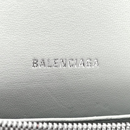 Balenciaga Sparkling Fabric XS Hourglass Wallet On Chain Silver 5 of 10