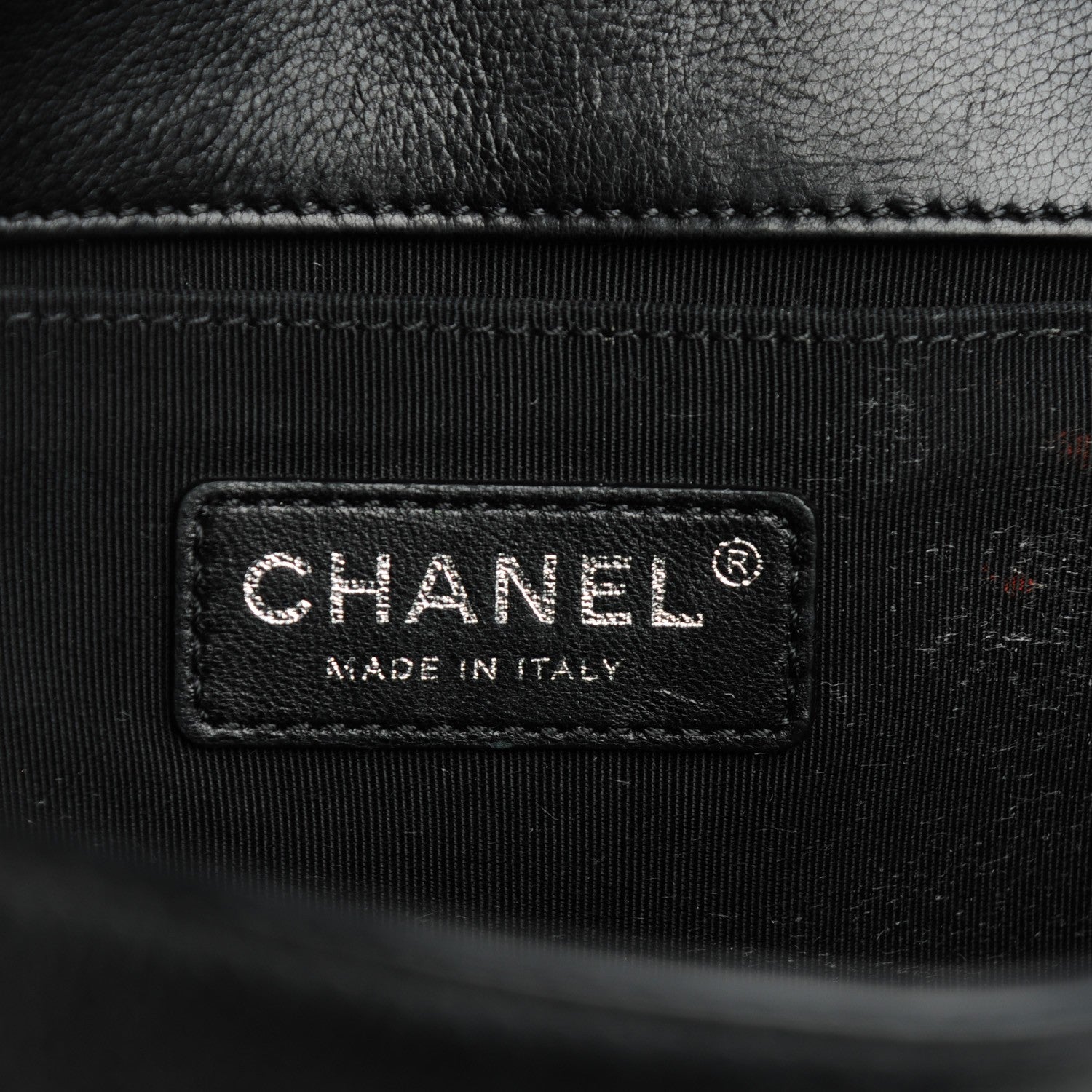 Chanel Calfskin Quilted Medium Boy Flap Black 7 of 9