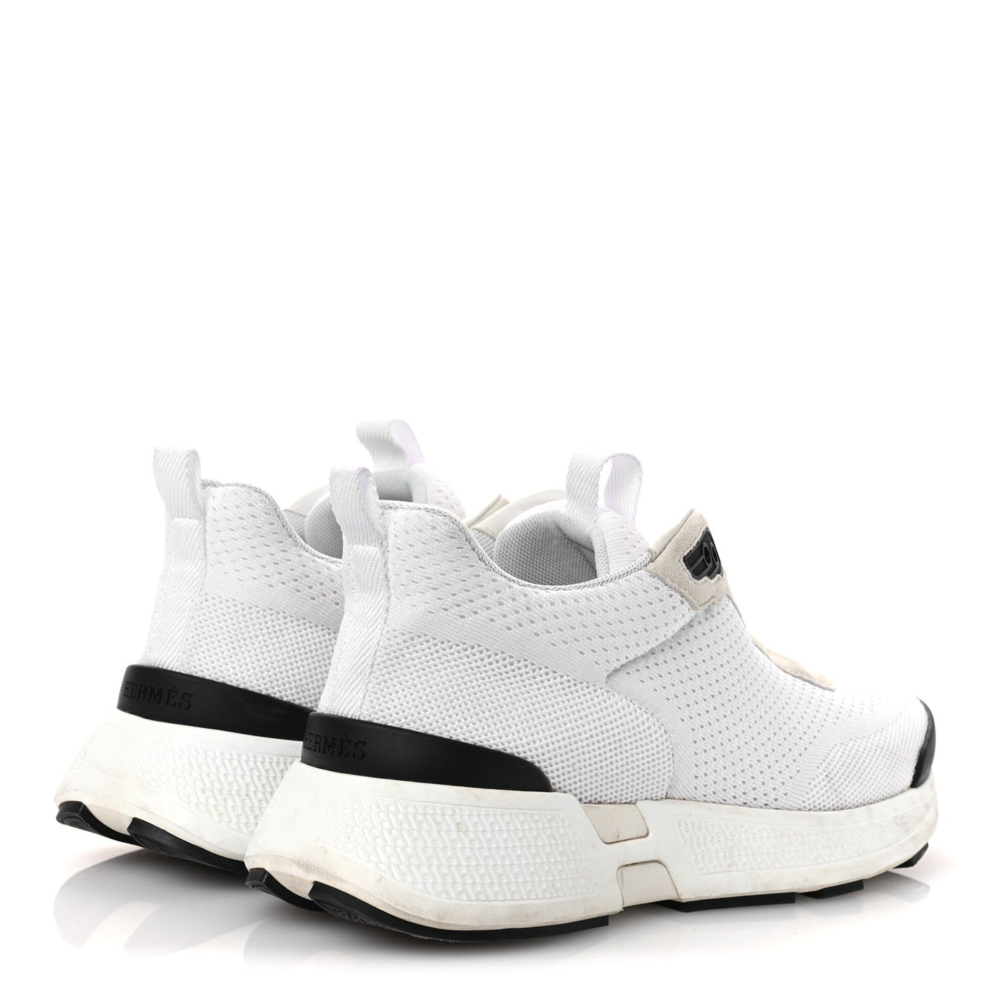 Technical Knit Suede Heros Sneakers 37.5 White