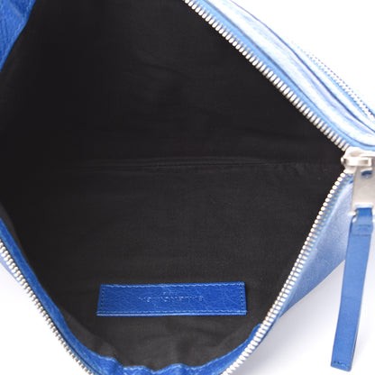 Balenciaga Agneau Arena Classic Hardware Medium Clip Bleu Lazuli 4 of 9
