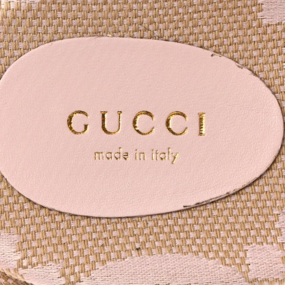 Gucci Monogram Jumbo GG Angelina Platform 55mm Slide Sandals 41 Beige Perfect Pink 6 of 9