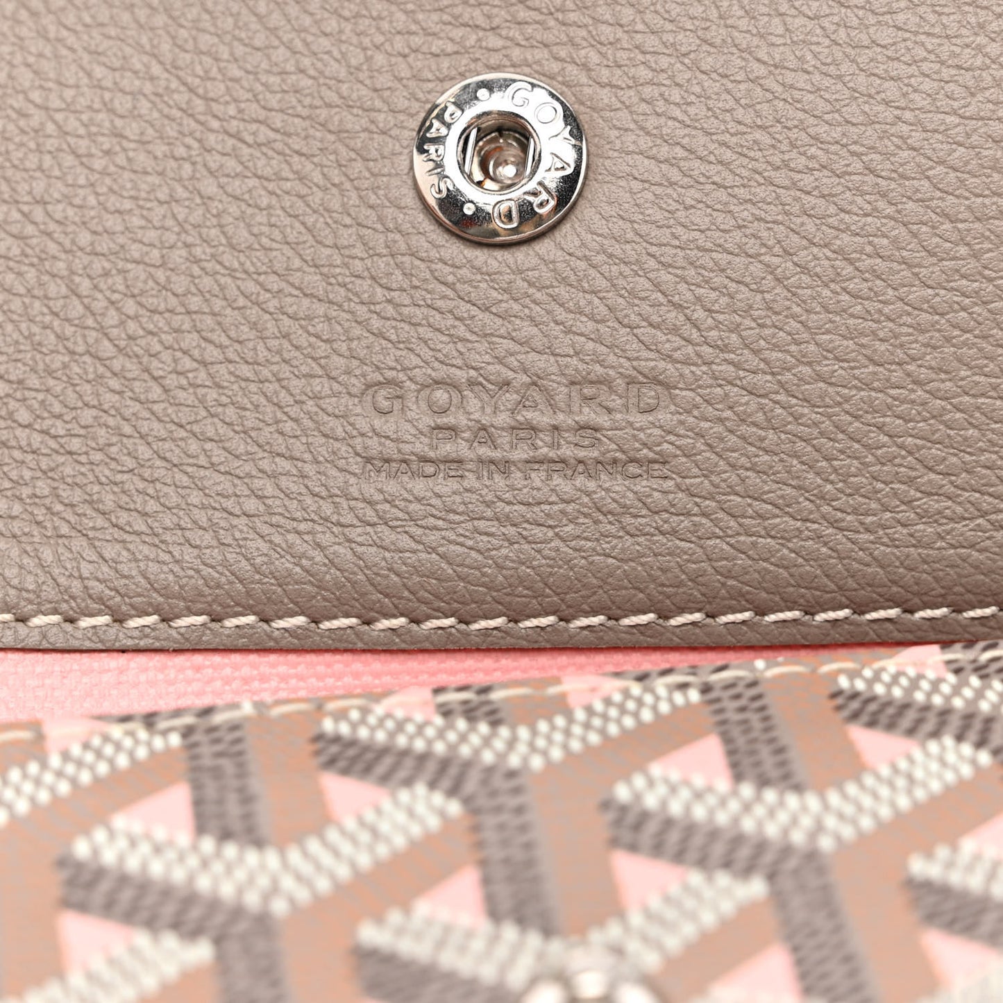 Goyardine Saint Louis Claire Voie GM Grege Powder Pink