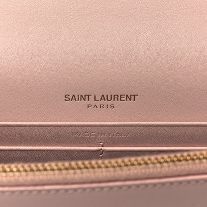 Saint Laurent Smooth Calfskin Classic Monogram Kate Tassel Chain Wallet Pale Pink 6 of 14