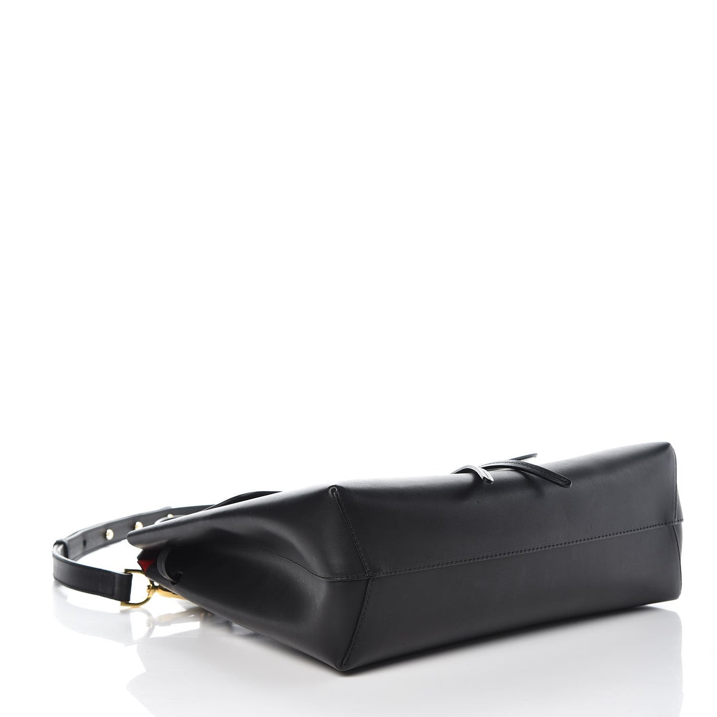 Calfskin Lady Bag Black Flamma