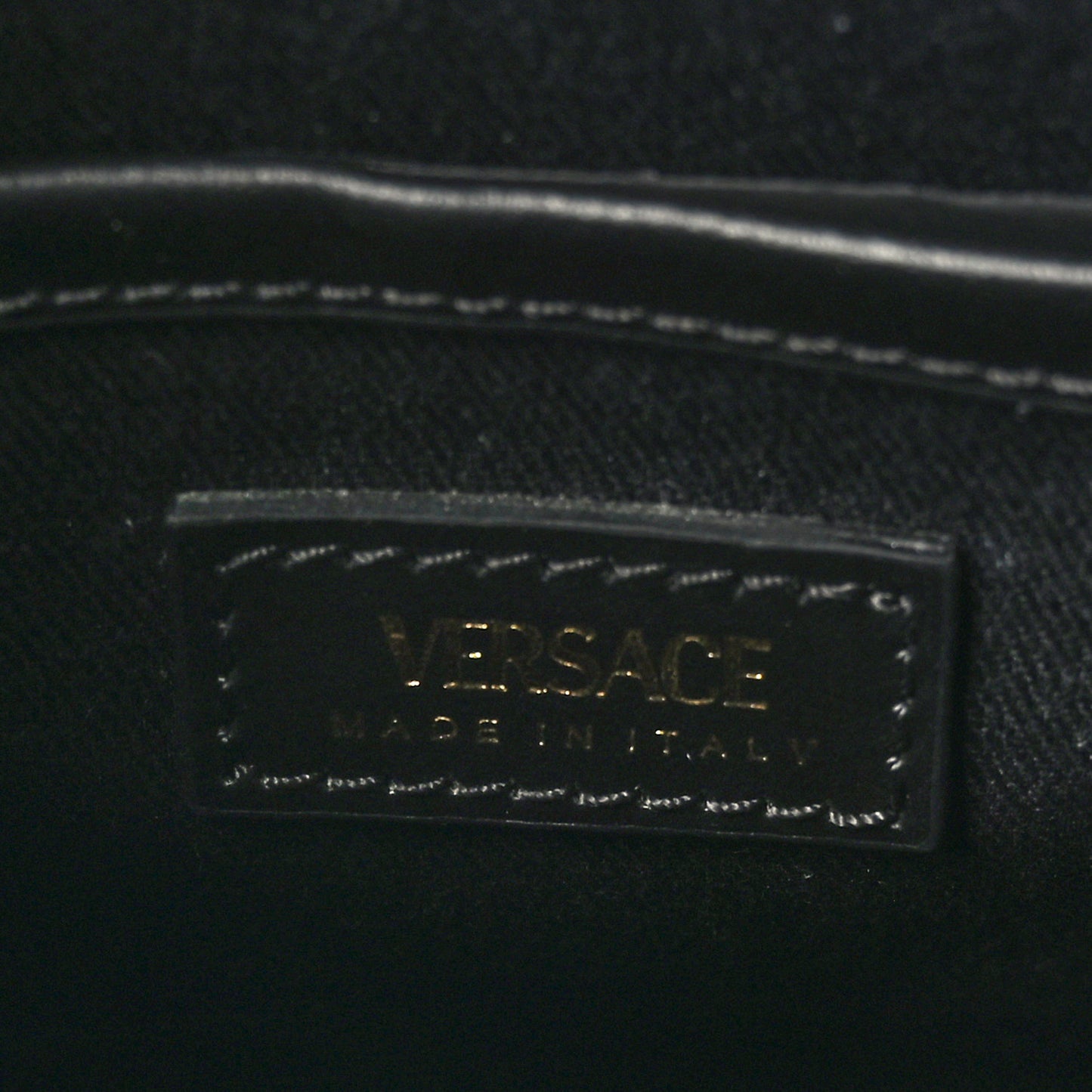 Canvas Jacquard Mini Allover Logo Tote Black White