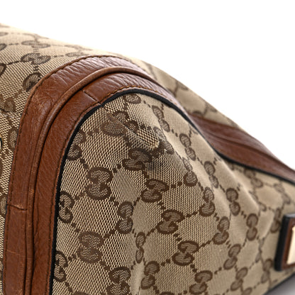 Gucci Monogram Cellarius Calfskin Medium Bella Hobo Beige Ebony Cuir 14 of 36