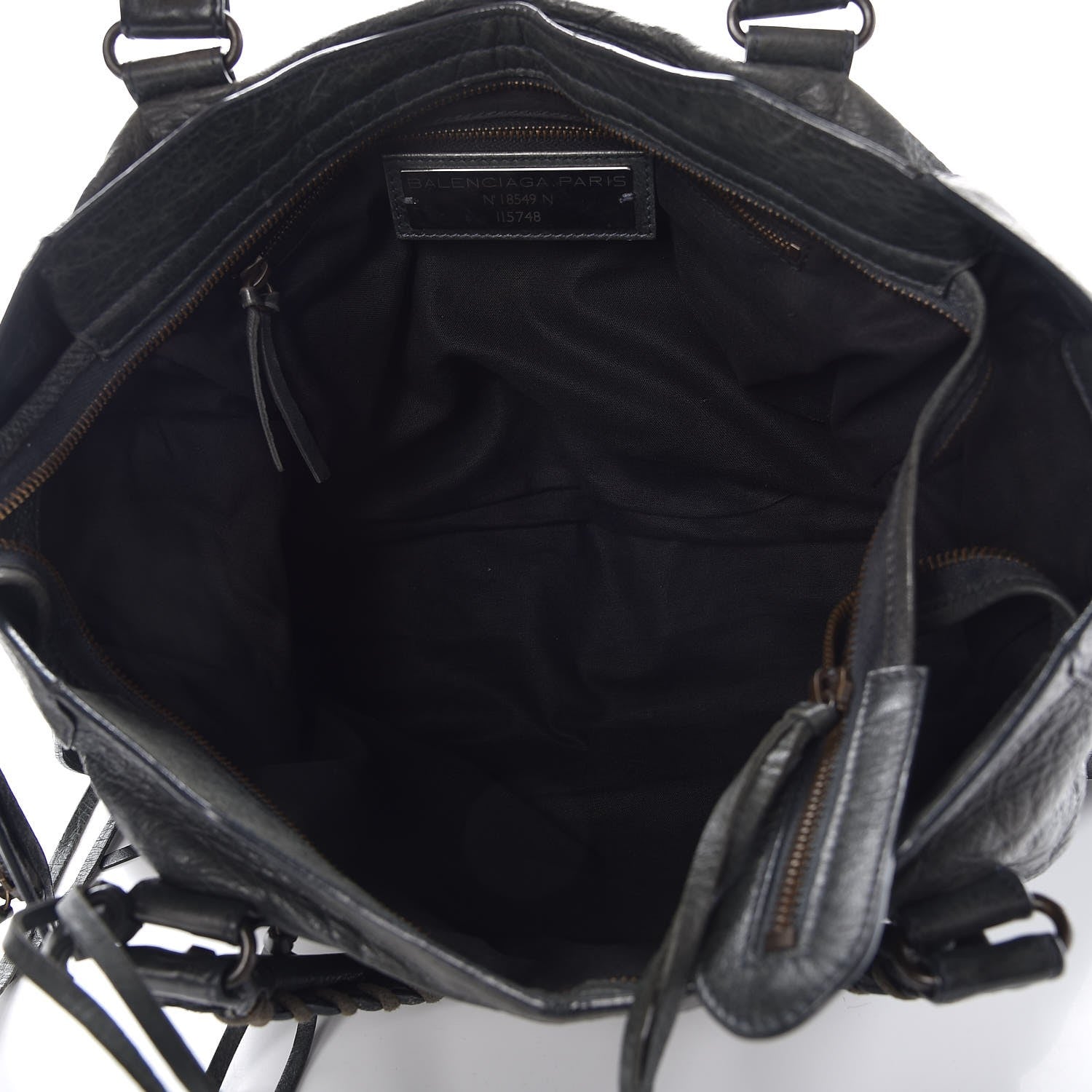 Balenciaga Agneau Classic Hardware City Anthracite 6 of 12